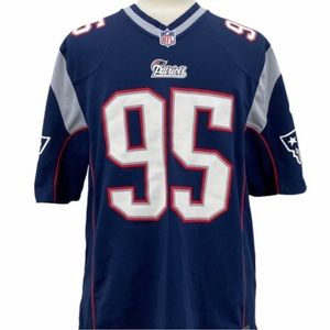 New England Patriots Chandler Jones #95 NFL Home Player Jersey Men’s Size Small